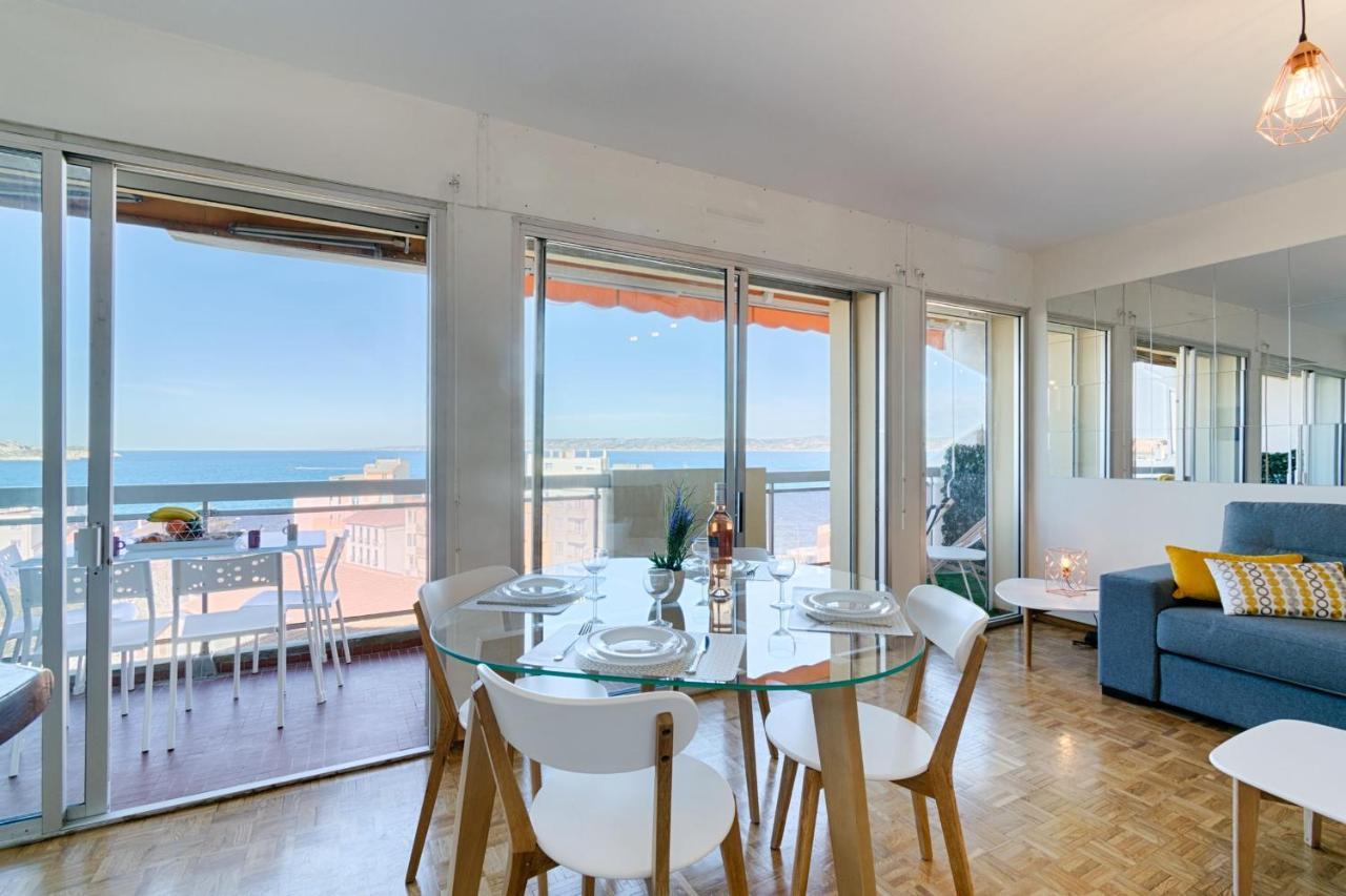 Vue Feerique Sur La Mer - Air Rental Marseilles Buitenkant foto