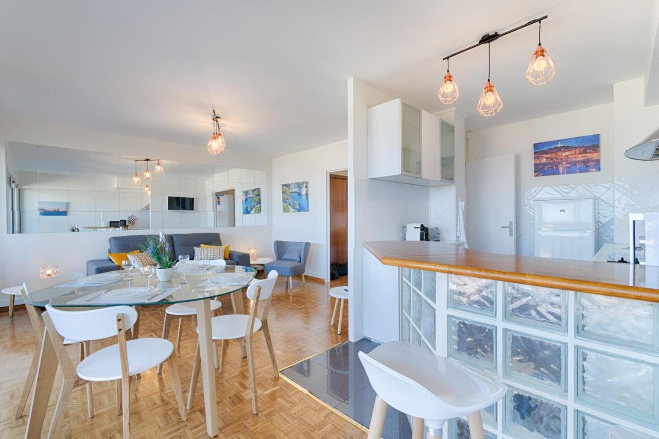 Vue Feerique Sur La Mer - Air Rental Marseilles Buitenkant foto