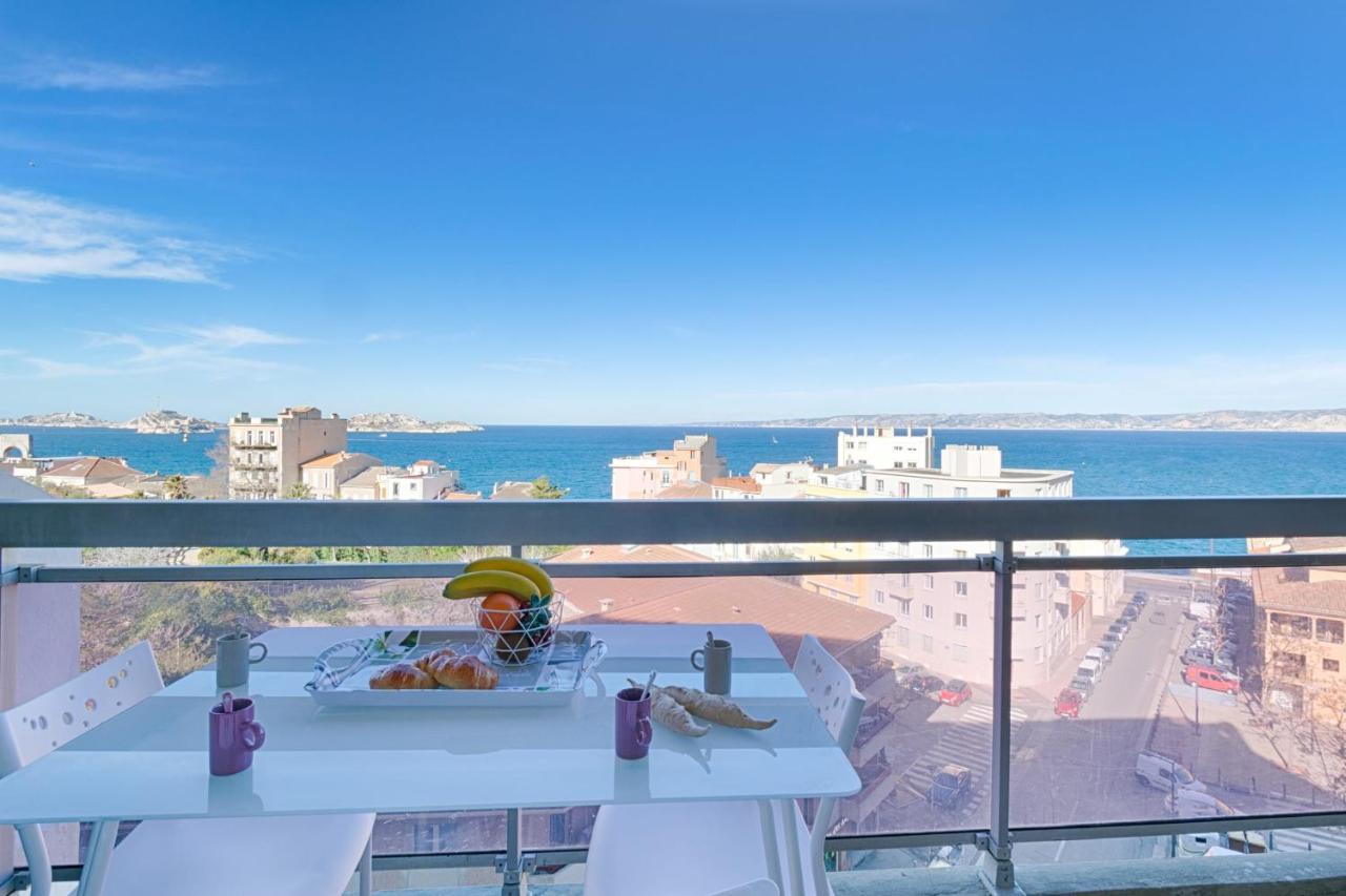 Vue Feerique Sur La Mer - Air Rental Marseilles Buitenkant foto