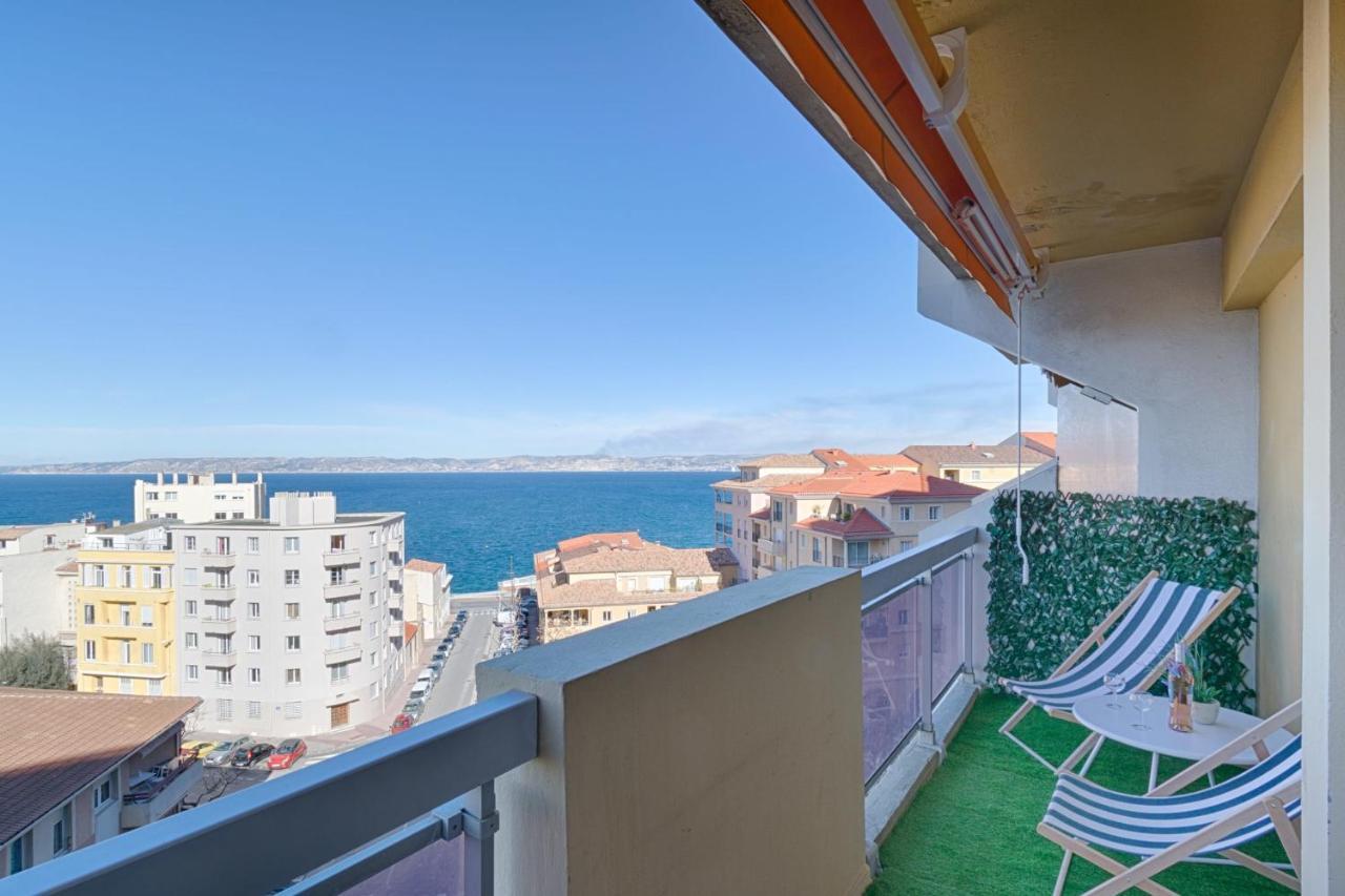 Vue Feerique Sur La Mer - Air Rental Marseilles Buitenkant foto